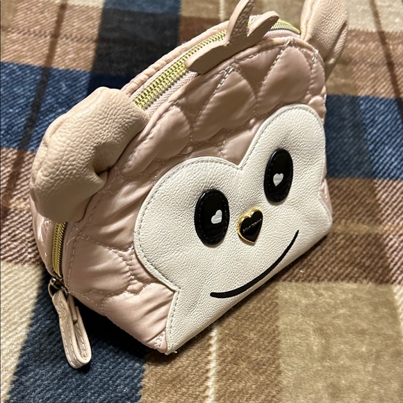 Betsey Johnson Handbags - Betsey Johnson Pink Monkey Face Quilted Bag givie